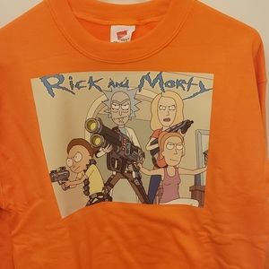 Men's small rick and morty sweatshirt